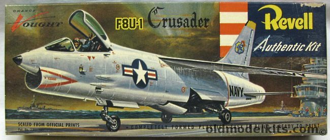 Revell 1/67 F8U-1 Crusader - 'S' Issue - (F8U1), H250-89 plastic model kit